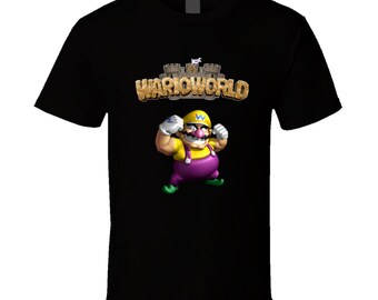 Warioworld Super Mario Wario Video Game T Shirt