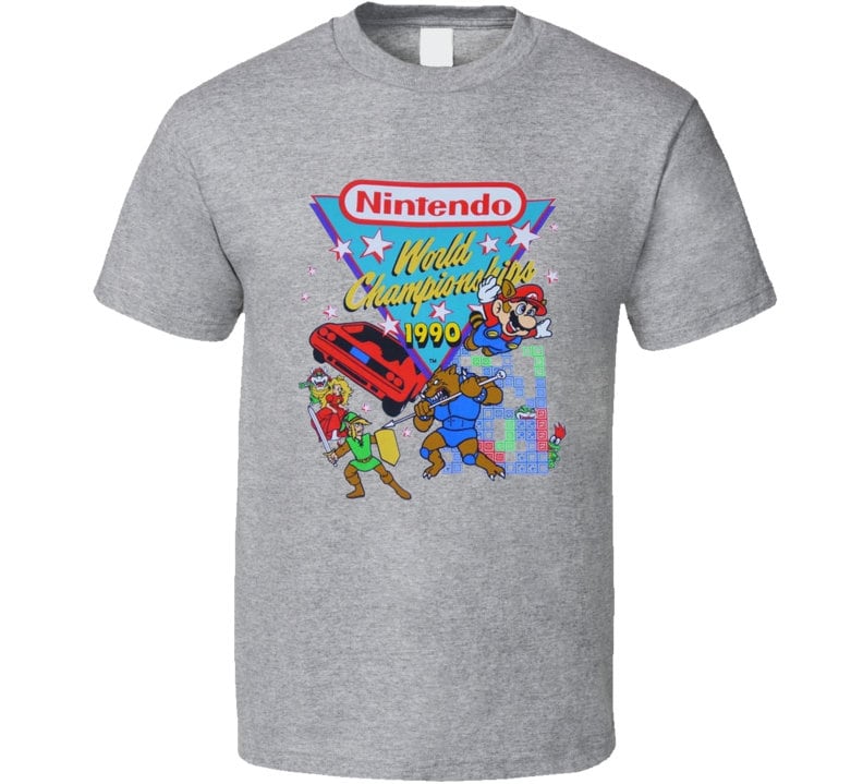 Nintendo 1990 World Championships Retro Video Game T Shirt - Etsy