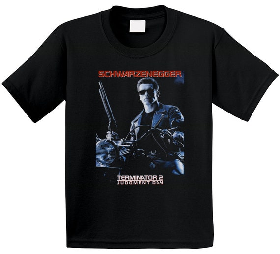 Terminator 2 Schwarzenegger 90s Retro Movie T-shirt - Etsy