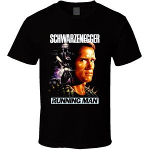 Arnold Schwarzenegger Running Man Movie T Shirt