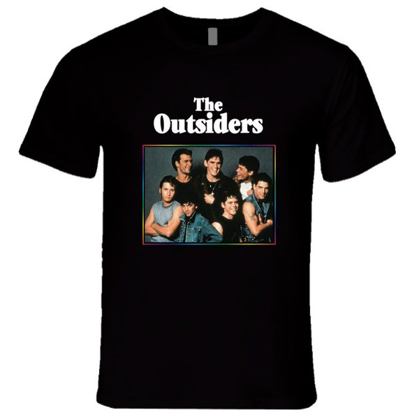 Outsiders Retro Patrick Swayze Greaser Movie T Shirt