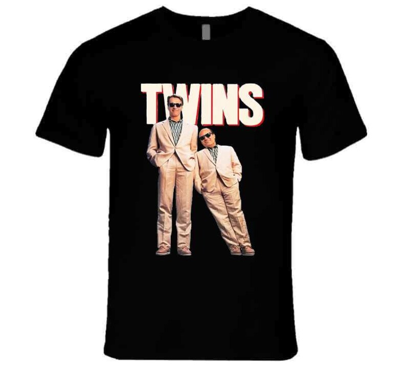 Twins Schwarznegger 80's Comedy Movie T Shirt image 5