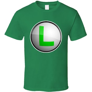Super Mario Bros Luigi Logo T Shirt