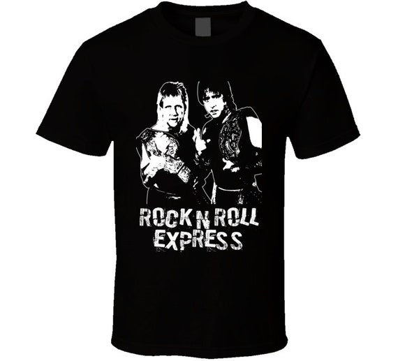 Rock N Roll Express Retro Legends Of Wrestling Tag Team T Shirt