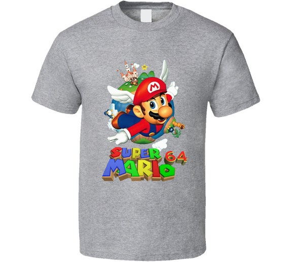 Super Mario 64 Super Mario Classic Box Art Retro Video Game Super Mario 64 Super Mario Classic Box Art Retro Video Game