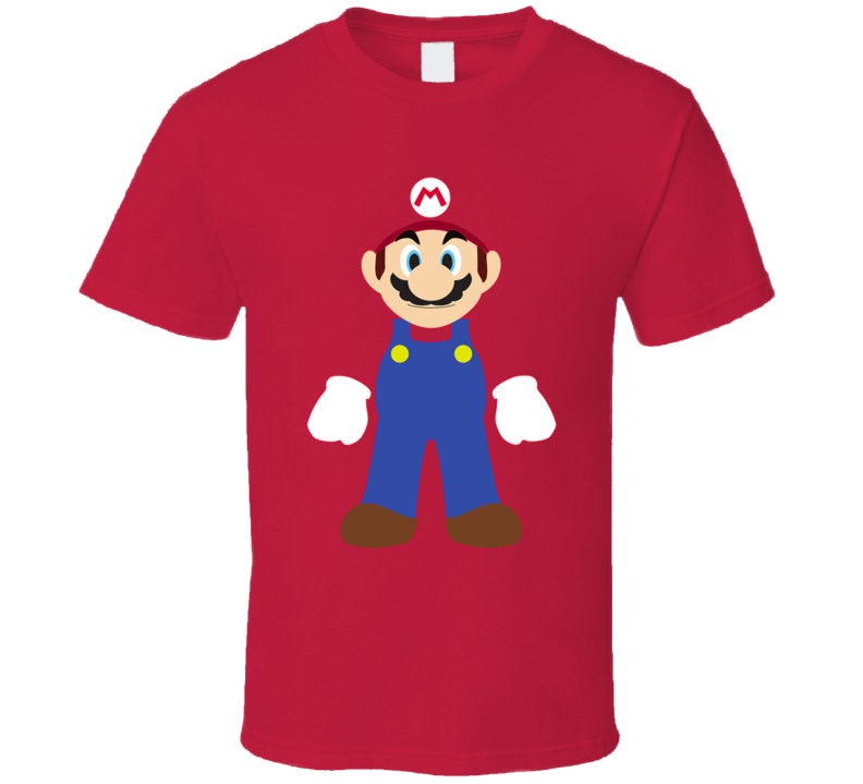 Super Mario Bros Mario Nintendo Character T Shirt Etsy Ireland