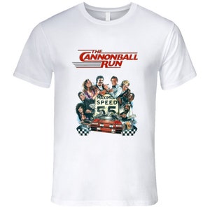 The Cannonball Run 80s Comedy Movie Poster T Shirt Adult