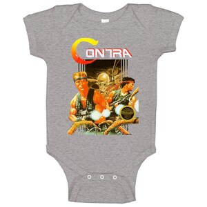 Contra Retro Nes Box Art Baby One Piece
