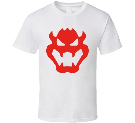 Super Mario Bros Bowser Logo T Shirt - Etsy