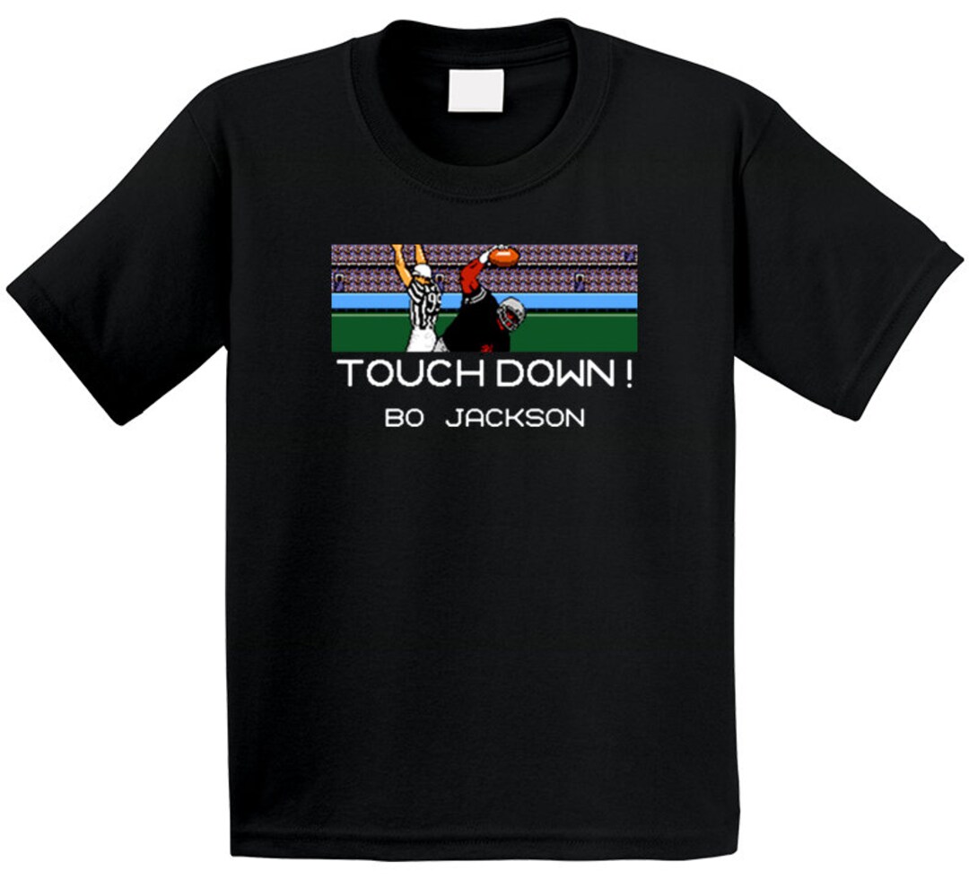 Tecmo Bowl Bo Jackson Touchdown Kids T-shirt - Etsy