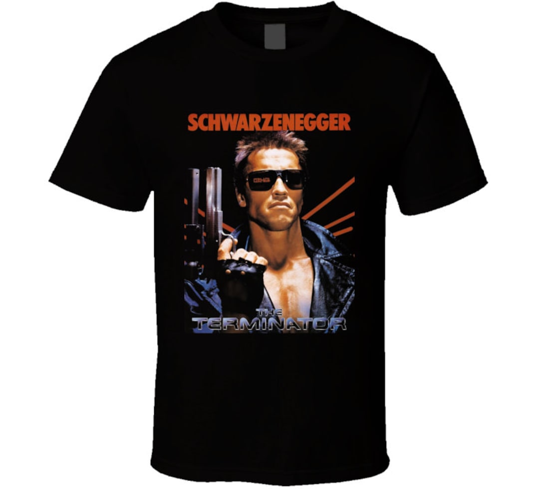 The Terminator 1984 Arnold Schwarenegger Retro Movie T Shirt - Etsy