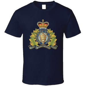 Rcmp Canadian National Police Retro Sigil T Shirt