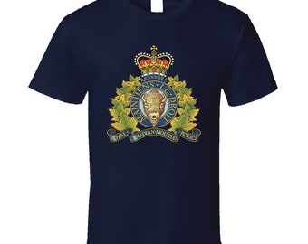 Rcmp Canadian National Police Retro Sigil T Shirt