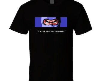 Ninja Gaiden Ryu Nes Video Game T Shirt