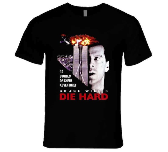 T-shirt Vintage Années 90 Du Film Armageddon Avec Bruce Willis - Taille XL, Noir - Édition Promo Rare