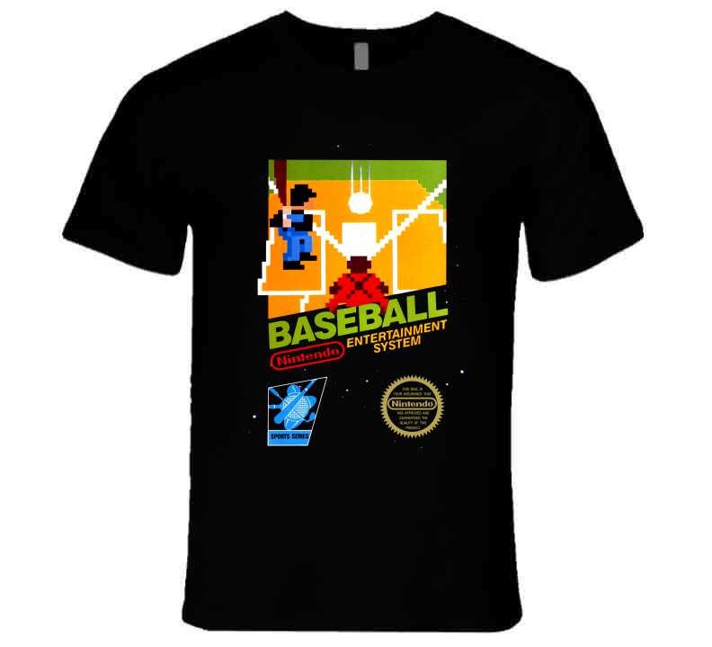 Baseball Nes Black Box Video Game T Shirt - Etsy