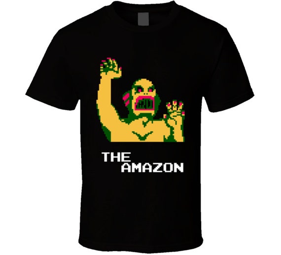 The Amazon Pro Wrestling Nintendo Nes T Shirt | Etsy