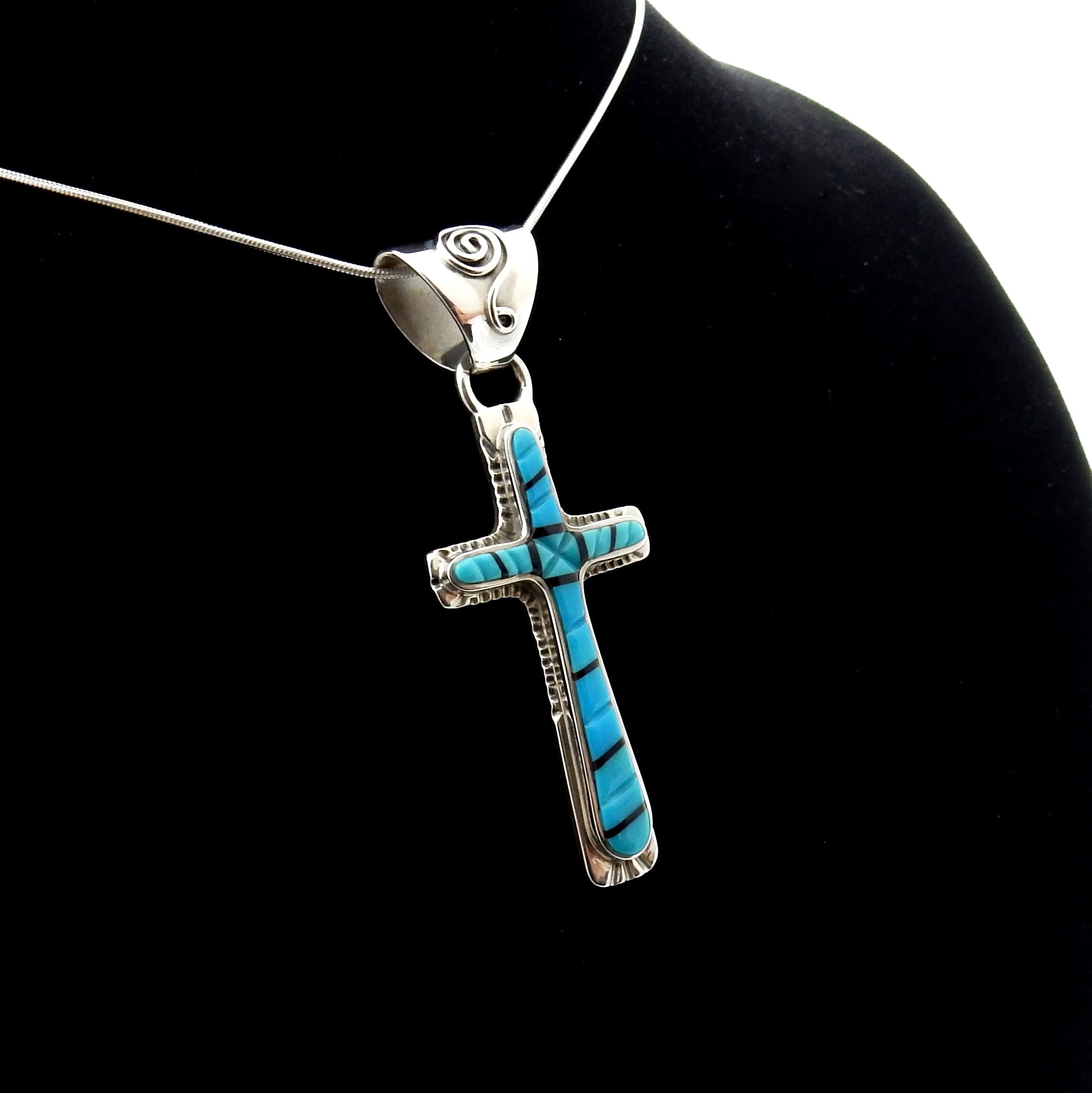 Very Unique Sterling Silver Turquoise 