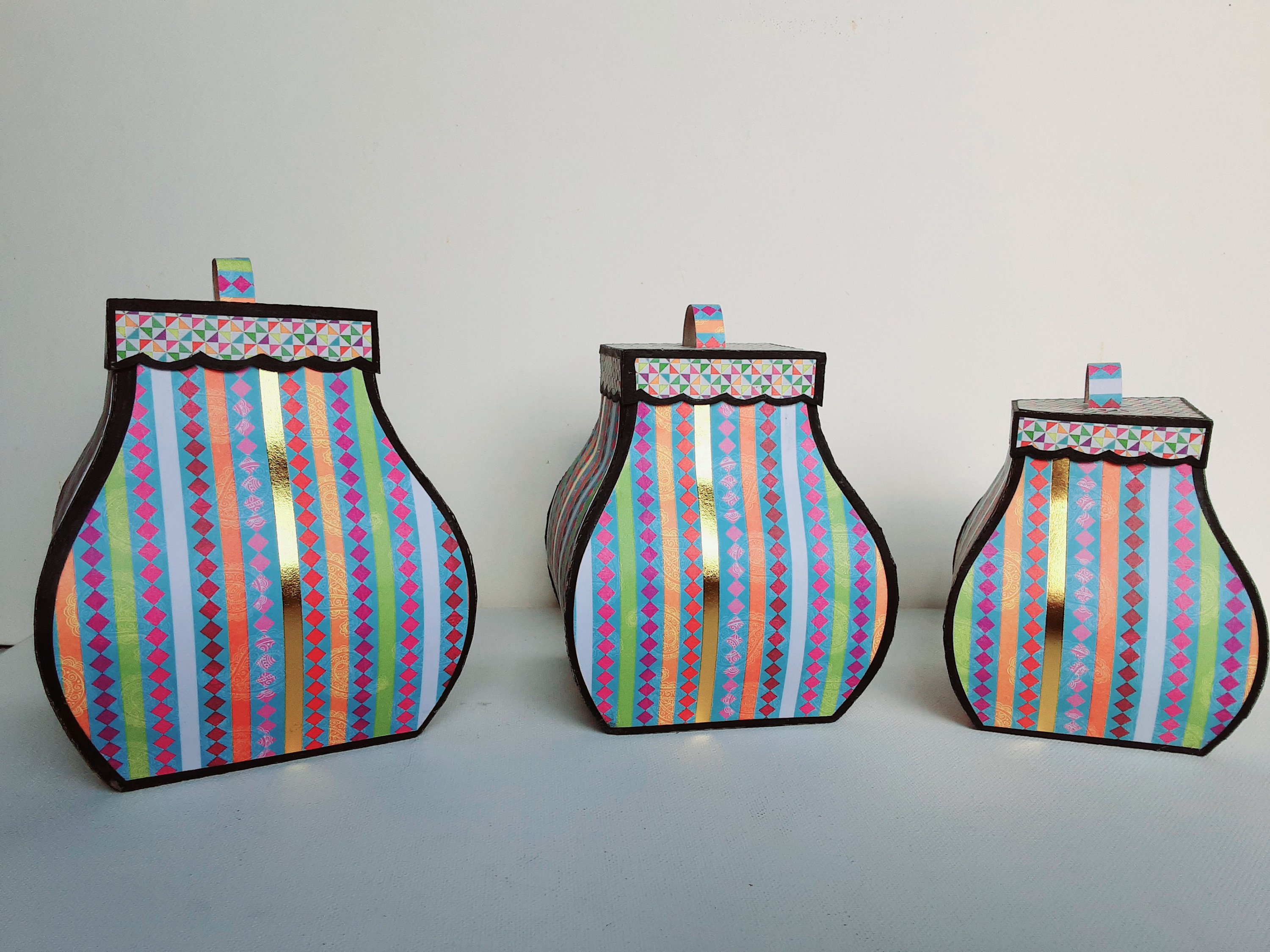 Service de 3 Boites A Thé