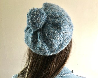 THE CLOUD BERET - knitting pattern pdf