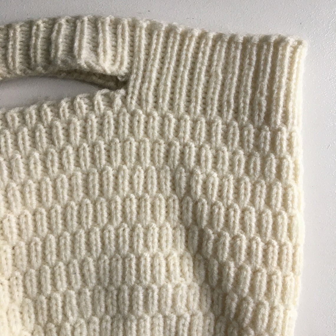 The Basket Bag PDF Knitting Pattern Simple Beginner | Etsy
