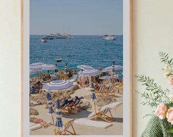 La Fontelina Beach Club Capri Fine Art Print: Italian Summer Wall Art