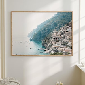 Positano Cliffside Fine Art Photography Print: Amalfi Coast Wall Art, Italian Coastal Decor