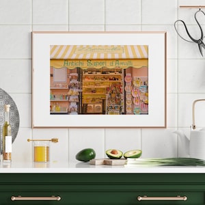 Słynny sklep z limoncello w Amalfi, wydruki fotograficzne, fotografia z Włoch, wydruki z wybrzeża Amalfi, wydruk Limoncello, wydruk ścienny Amalfi