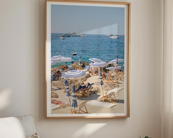 La Fontelina Beach Club Capri Fine Art Print: Italian Summer Wall Art