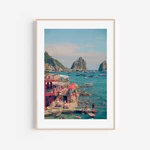 Capri Print, Capri Poster, Photography Print, Original Wall Art, Capri Wall Art, Wall Art Prints, Amalfi Coast Print, Bagni Maria