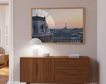 Paris Photography Fine Art Print: Eiffel Tower View, Modern Wall Art