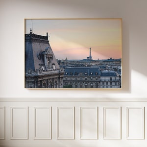 Paris Photography, Paris Bedroom Decor, Paris, Modern Large Print, Eiffel Tower, Gift for her, Paris Poster, Paris Wall Decor, Wall Art image 7