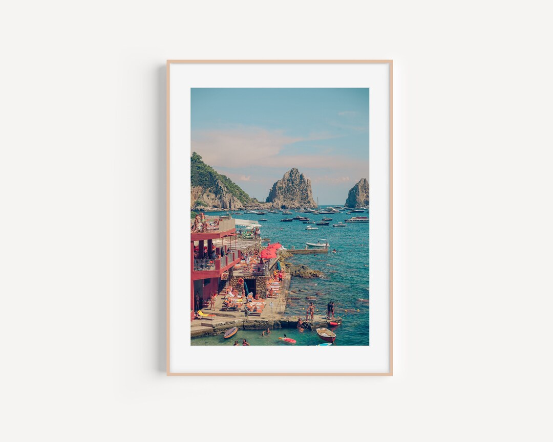 Capri Print, Capri Poster, Photography Print, Original Wall Art, Capri Wall Art, Wall Art Prints