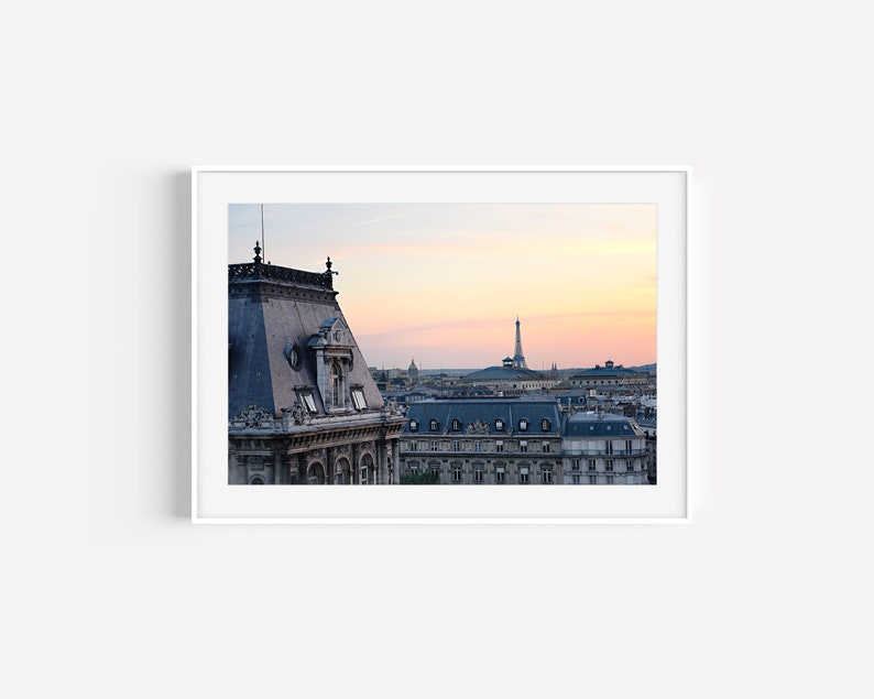 Paris Photography, Paris Bedroom Decor, Paris, Modern Large Print, Eiffel Tower, Gift for her, Paris Poster, Paris Wall Decor, Wall Art image 9