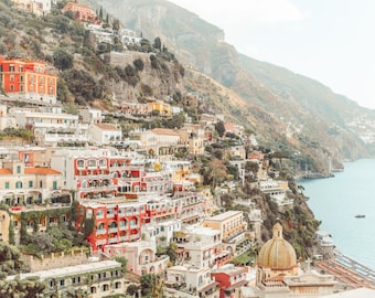 Positano, Beach Photo, Beach Print, Positano Beach, Wall Art Coastal, Amalfi Coast, Italy Wall Art, Italy Art, Extra Large Wall Art, Italy