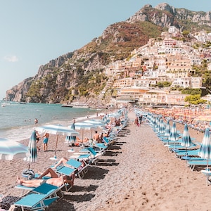 Amalfi Coast, Positano, Positano Print, Positano Photograph, Italy Home Decor, Italy Print, Beach Print, Beach Home Decor, Positano