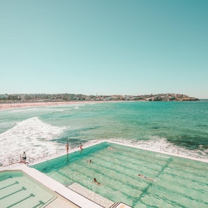 Bondi, Australia Print, Bondi Beach, Beach Print, Beach Photo, Coastal Art, Wall Art Coastal, Seascape Beach Decor, Australia, Ocean Print