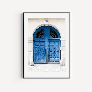 Paris Door Print, Blue Paris Door Print, Paris Photograph, Paris Door Photograph, Blue Paris Print, Traditional Door Print in Paris image 5