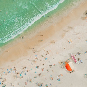 Luftbild Strandfoto, Luftbild Bondi Beach, Luftbild Druck, Luftbild, Luftbild Strand, Bondi Beach Print, Bondi Beach, Strandfoto, Wandkunst