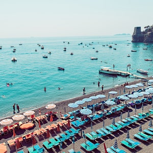 Positano, Amalfi Coast, Positano Print, Positano Photograph, Italy Home Decor, Italy Print, Beach Print, Beach Home Decor, Positano Beach