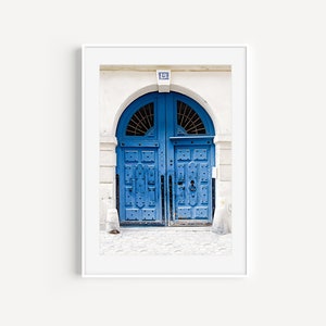 Paris Door Print, Blue Paris Door Print, Paris Photograph, Paris Door Photograph, Blue Paris Print, Traditional Door Print in Paris image 6