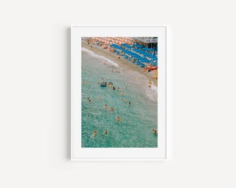 Amalfi Coast Fine Art Photography Print: Beach Scene, Italy Coastal Wall Art