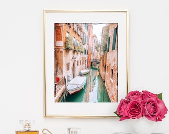 Venedig Italien Fine Art Fotografie Druck: Romantische Kanal Kunst
