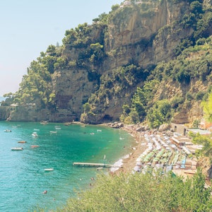 Positano Druck, Positano Druck, Positano Poster, Fotografie Druck, Positano Strand Druck, Italien Druck, Amalfiküste Druck, Fornillo Strand