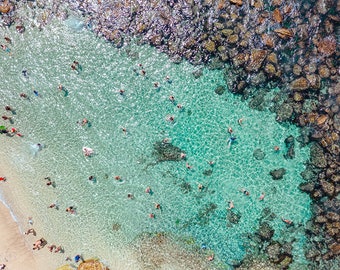 Aerial Beach Photo, Aerial Bronte Beach, Aerial Print, Aerial Photo, Aerial Beach, Bronte Beach Print, Bronte Beach, Beach Photo, Wall Art