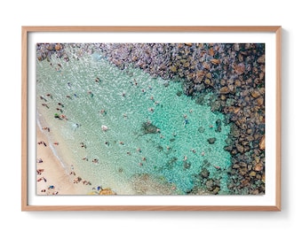 Aerial Beach Photo, Aerial Bronte Beach, Aerial Print, Aerial Photo, Aerial Beach, Bronte Beach Print, Bronte Beach, Beach Photo, Wall Art