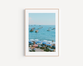 Positano Beach Fine Art Photography Print: Amalfi Coast Italy Wall Art