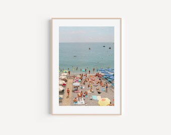 Amalfi Coast Fine Art Print: Vibrant Beach Photography, Italy Coastal Wall Art
