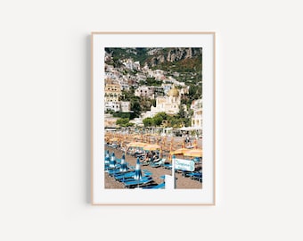 Positano Beach Fine Art Photography Print: Amalfi Coast Wall Art