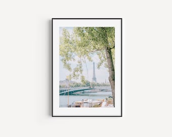 Eiffel Tower Fine Art Photography Print: Seine River, Paris Wall Art